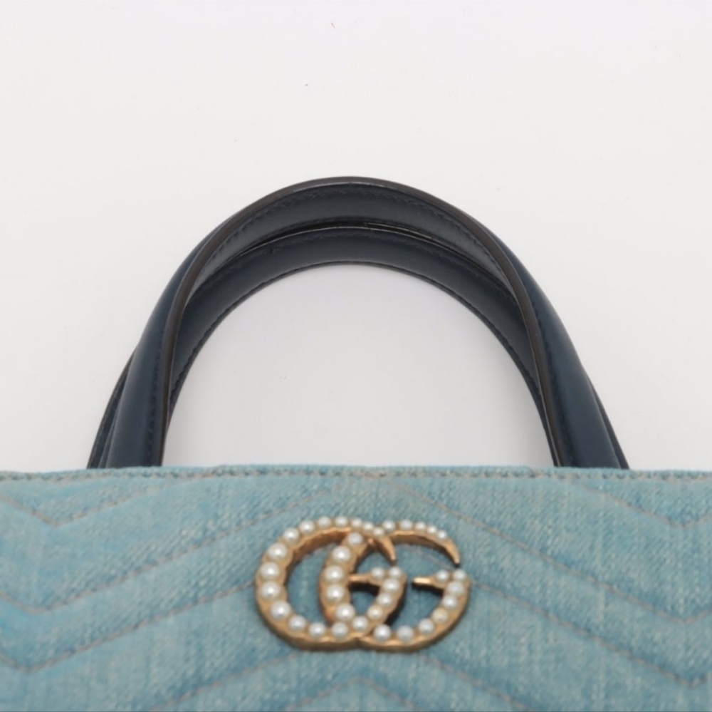 Authentic Gucci GG Marmont 2 Way Handbag - Picture 6 of 12